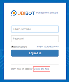 stworzenie nowego konta w platformie ubibot