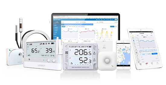Datenlogger mit Temperatur-, Feuchte- und Lichtsensoren UbiBot