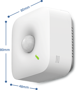 Technische Daten des UbiBot MS1-Bewegungsmelders