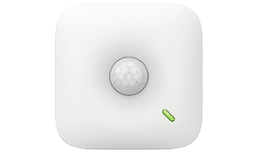 Front view of the motion detector