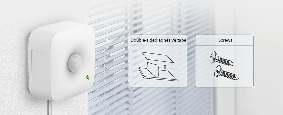 Installation of UbiBot MS1 sensor on the wall