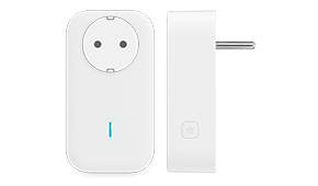 WiFi/LTE Smart Plug front and side view