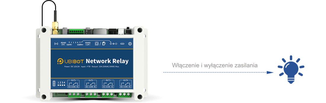 Różne tryby inteligentnej kontroli podłączonych do&nbsp;NR1 urządzeń