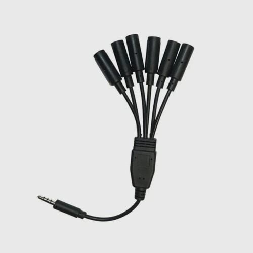 Rozgałęźnik mini-jack 1 na 6 UbiBot SPC-A-1-6